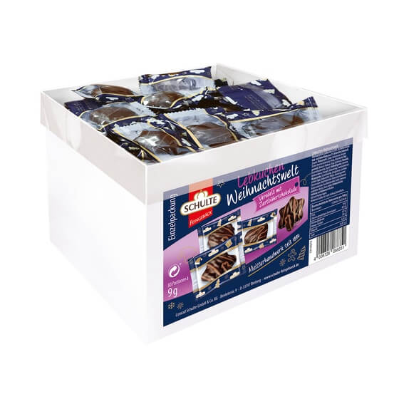 Lebkuchenwelt Zartbitter 720g(80x9g) Schulte