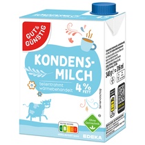 Kondensmilch Weichpackung 4% 340g G&G