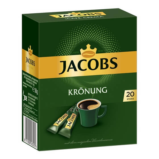 Kaffee Sticks instant 20 Stück = 36g Jacobs Krönung