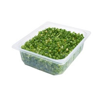 Paprika grün Würfel 10mm Funken