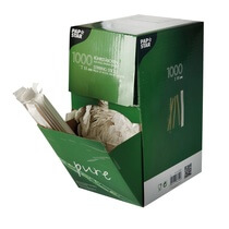 Rührstäbchen Holz einzel Verpackt 11 cm 100 Stück PS