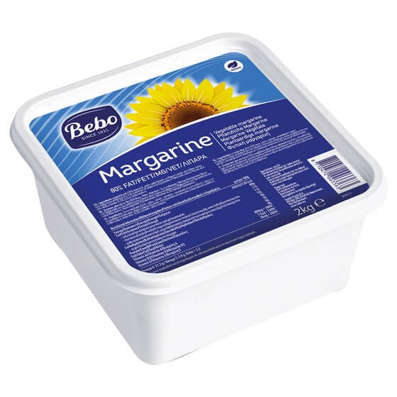 Soft-Margarine 80% rein pflanzlich 2kg Bebo