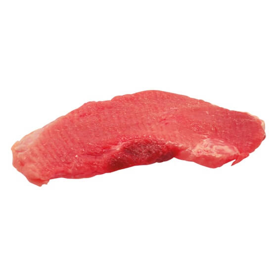 Schwein Oberschale ohne Deckel roh,natur,geplättet 150g