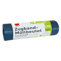 Zugbandmüllsäcke 120l 20 Stück Quickpack