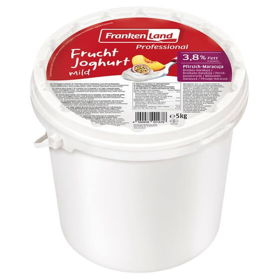 Fruchtjoghurt Pfirsich-Maracuja 3,8% 5KG Frankenland
