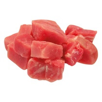 Schweinegulasch III mittel 24mm roh ca.15kg