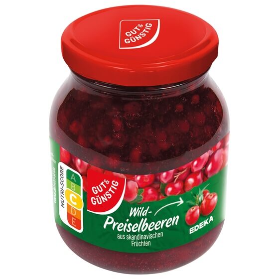 Wild-Preiselbeeren 400g G&G