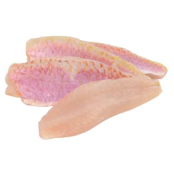 Meerbarbenfilet mit Haut gefr.- getaut 40-80g Vis van Wennek