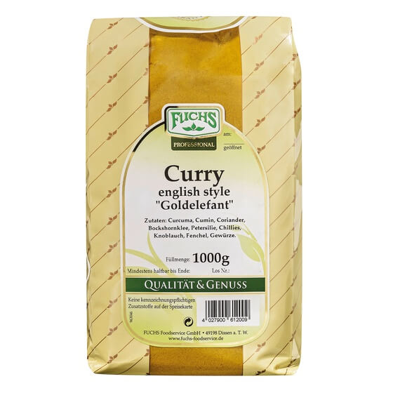 Curry Englische Mischung Elefant 1kg Fuchs