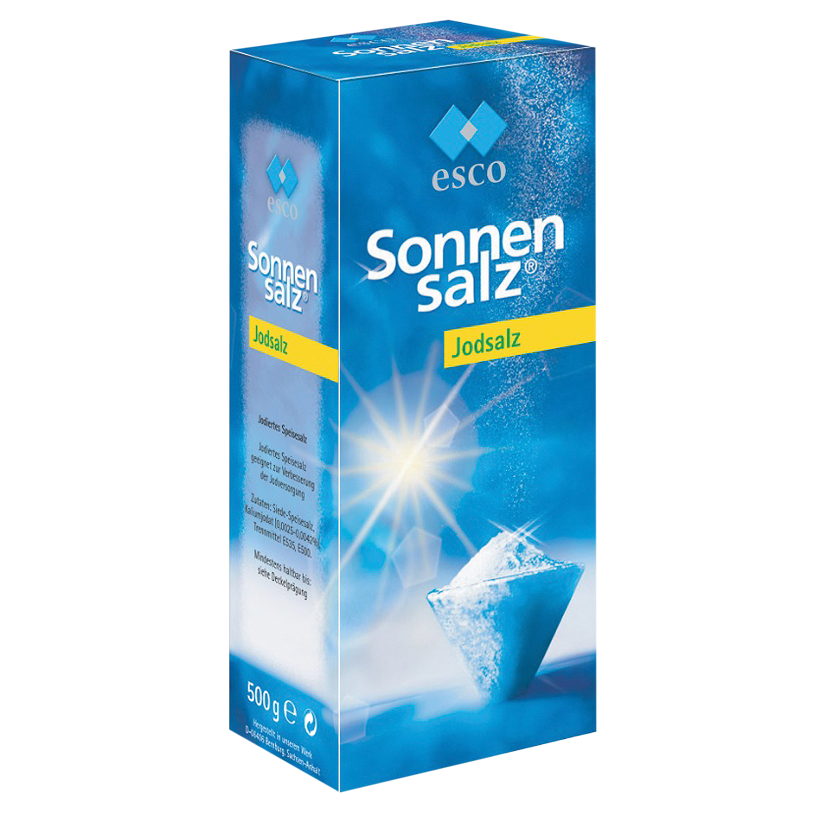 Jodsalz 500g Sonnensalz Esco