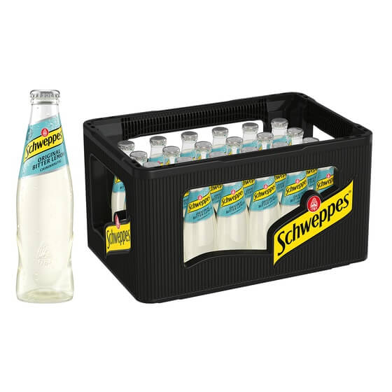 Bitter Lemon 24x0,2l Glas Pfand Schweppes