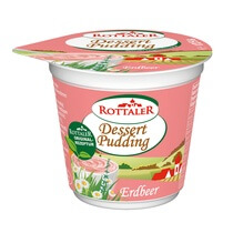 H-Pudding Vollmilch Erdbeer 3,5% 125g Rottaler