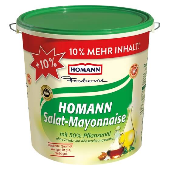 Salatmayonnaise 50% Pflanzenöl 11kg Homann