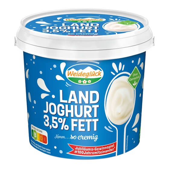 Weideglück Landjoghurt 3,5% 1000g