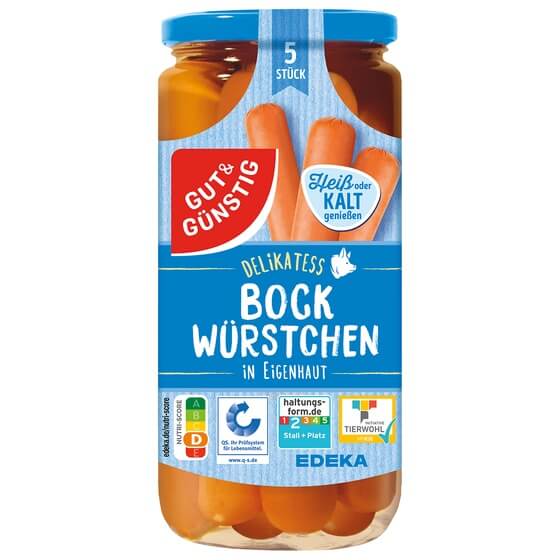 G&G Saftbockwurst 5 Stück 250g