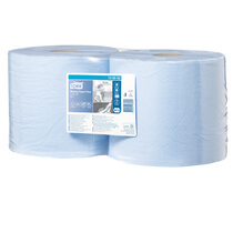 Wischtuch Universal blau perforiert 2x750 Blatt Tork