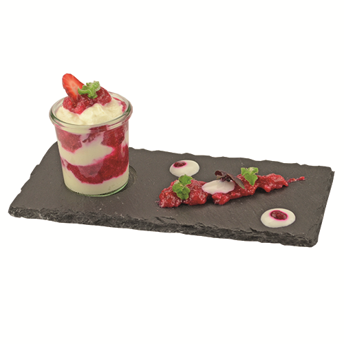 Strawberry Compote mit Mascarpone Crream