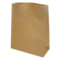 Bodenbeutel 22x10x28 natur 400St Papier Brinkmann
