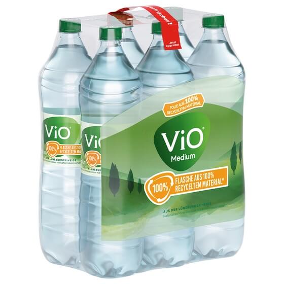Mineralwasser medium EW 6x1,5l Vio