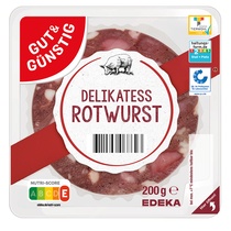 Rotwurst(Schwein) geschn. 200g G&G