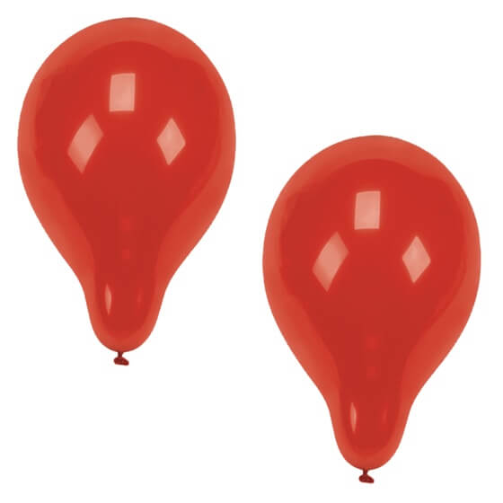 Luftballons rot Ø 25cm 100 STück Papstar