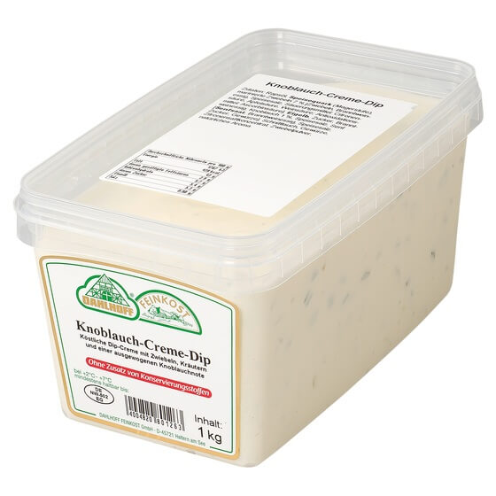 Knoblauchcreme Dip 1kg Dahlhoff