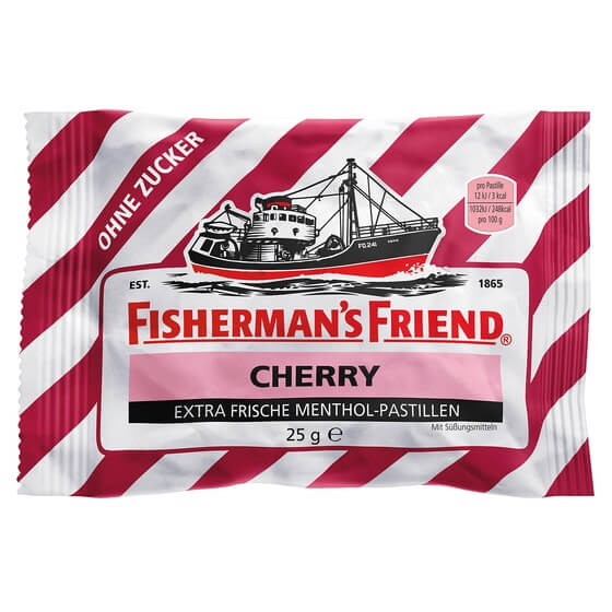 Fisherman's Friend Wild Cherry Pastillen ohne Zucker 24x25g