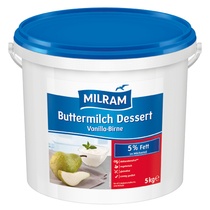 Buttermilch Dessert Birne-Vanilla 5kg Milram