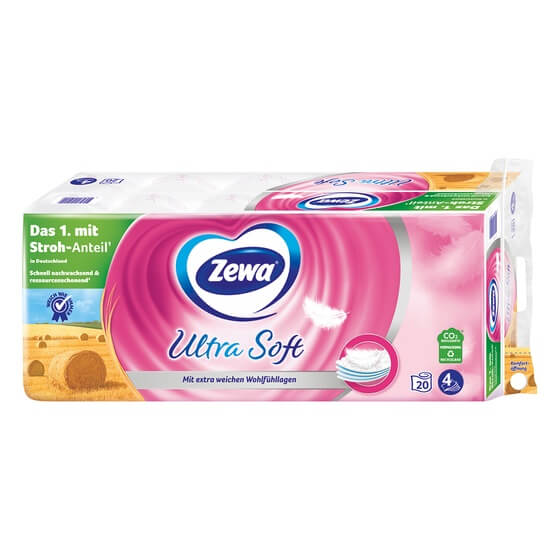 Zewa Ultra Soft Toiletten Papier 4-Lagig 20x150 Blatt