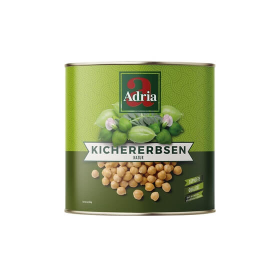 Kichererbsen ohne Zusatzstoffe 2,5kg/1,5kg Adria