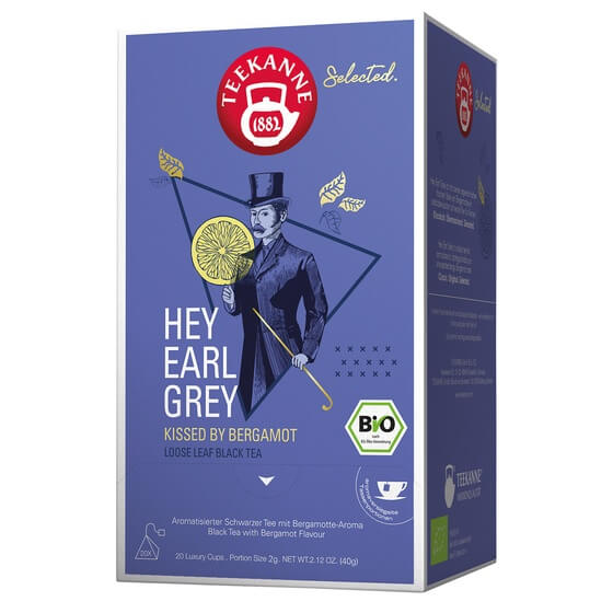 Bio Earl Grey Tee Luxury Cup Pyramidenbeutel 20St. Teekanne