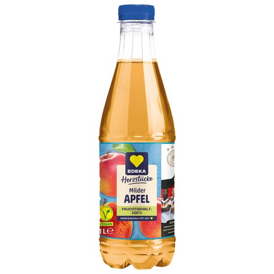 Apfelsaft Mild Einweg-Pfand 1 Liter Edeka Herzstücke