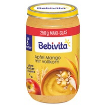 Bio Apfel-Mango mit Vollkorn 250g ab 6.Monat Bebivita