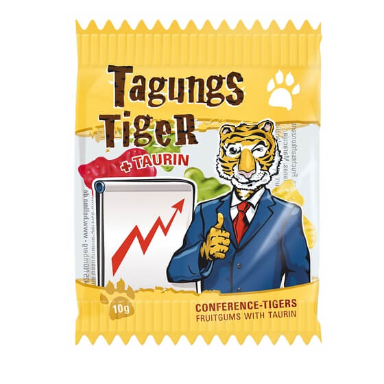 Hellma Tagungs-Tiger Minibeutel 100x10g Dose