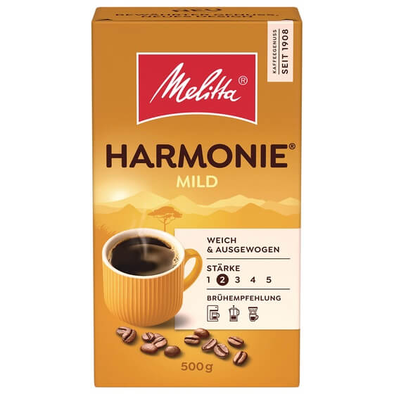 Melitta Kaffee milde Harmonie 500g