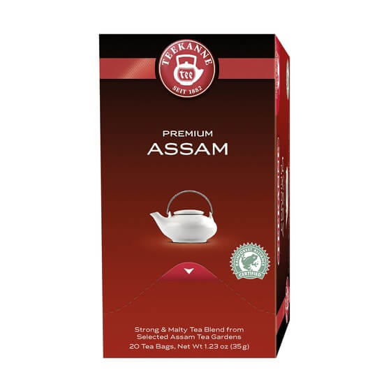 Assam Tee Premium 20 Beutel TP Aromaschutz Teekanne