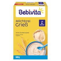 Milchbrei Griess ohne Zuckerzusatz ab 6.Monat 500g Bebivita