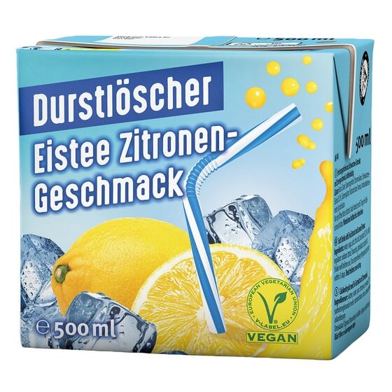 Fruchtsaftgetränk Eistee Zitrone 12x0,5l Durstlöscher