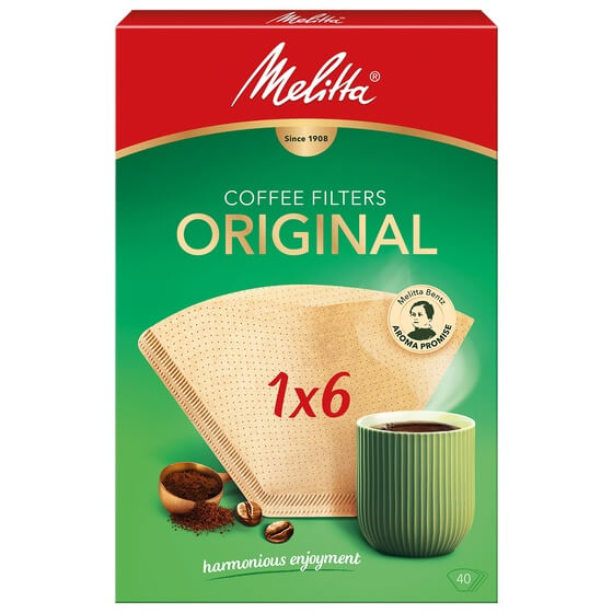 Filtertüten naturbraun 1x6 40 Stück Melitta