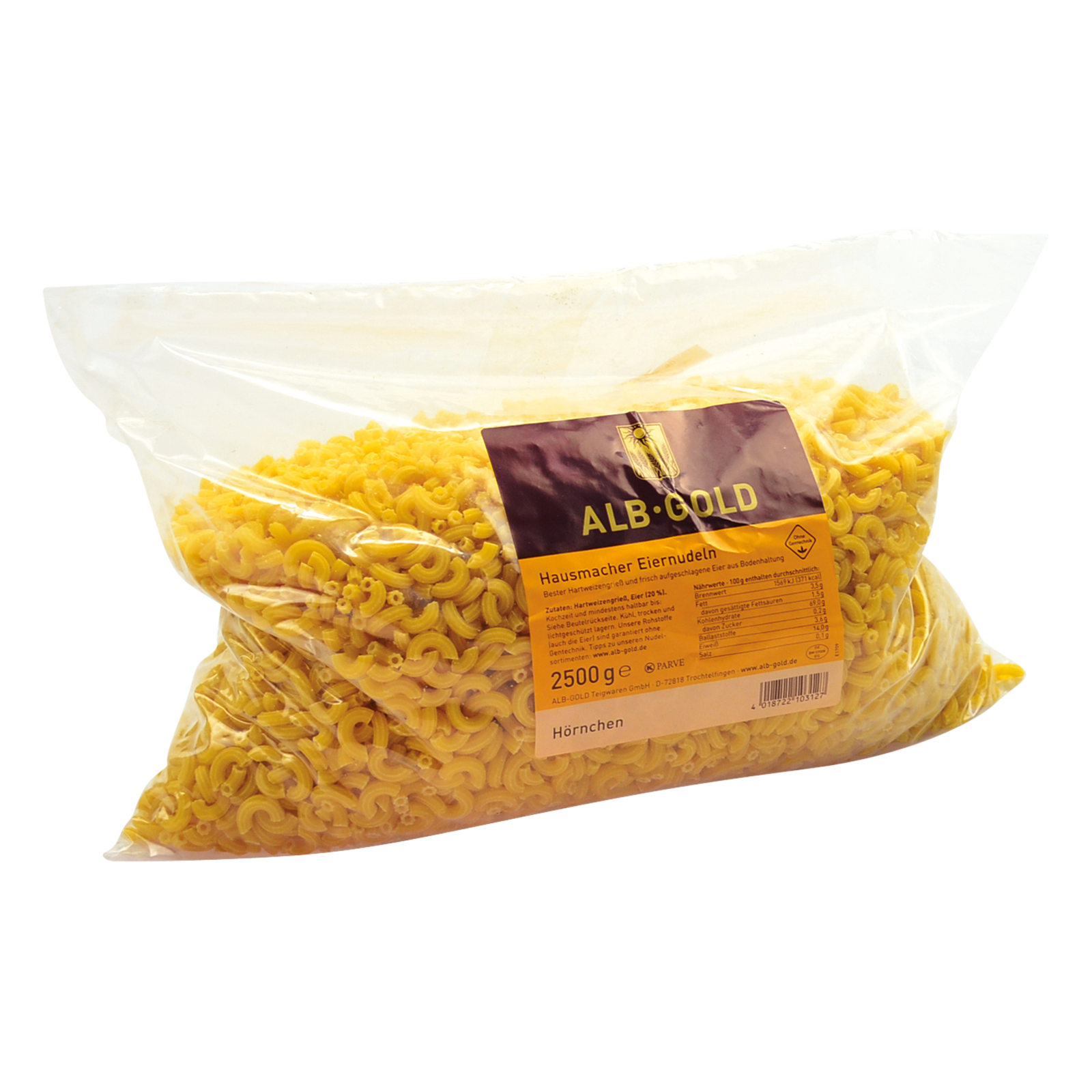 Hörnchen Suppenudeln ODZ 2,5Kg Albgold