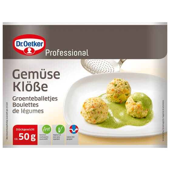 Gemüse-Klößchen 50g TK 1Kg Dr. Oetker