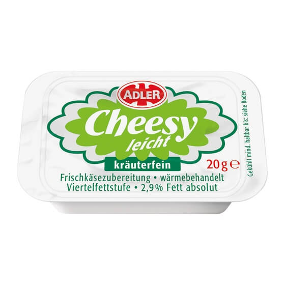 Cheesy Frischkäsezube. Kräuter leicht 30% F.i.Tr. 54x20g Bel