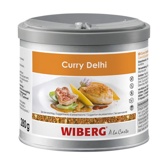 Curry Delhi Gewürzzubereitung grob 280g Wiberg