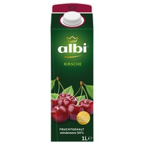 Sauerkirschnektar "heimische Früchte" 1l Tetra Pack Albi