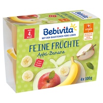 Apfel-Banane 4x100g nach 4. Monat Bebivita