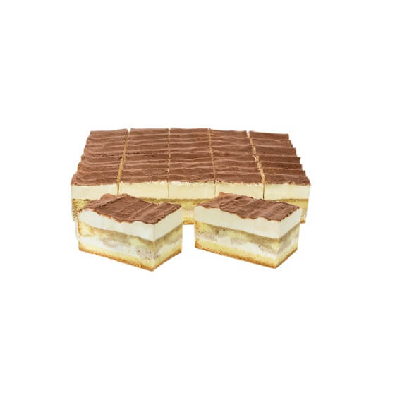 Tiramisu-Schnitte geschnitten 20 Portionen TK 2,25kg