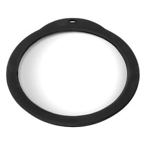 Frischhaltedeckel aus Glas mit Silikonrand 24cm Rösle