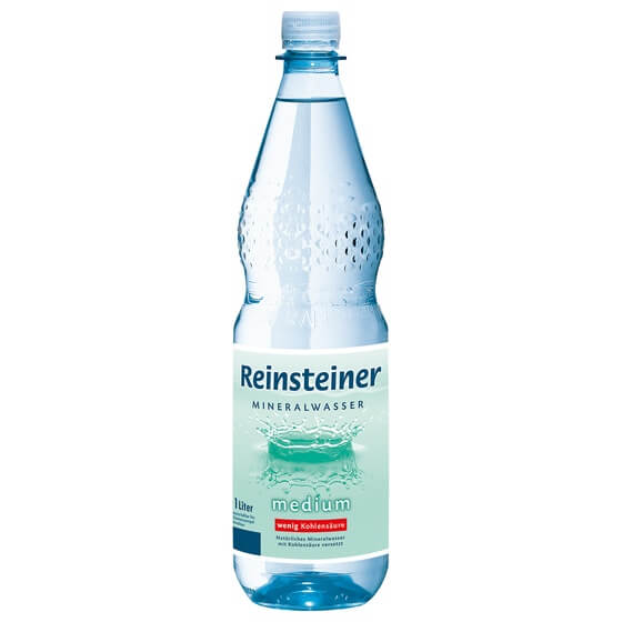 Mineralwasser Medium 12x1l PET Pfand Reinsteiner
