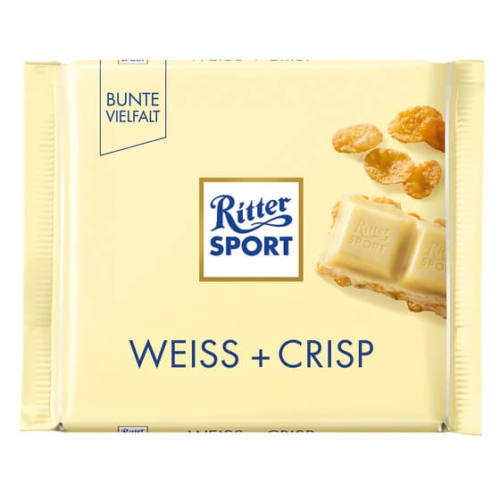 Ritter Sport Weiß+Crisp 100g