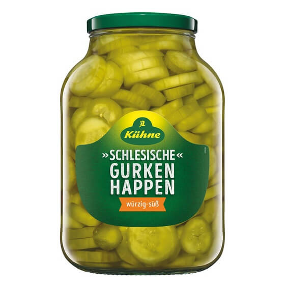 Schlesische Gurkenhappen 2,45kg/1,32kg Kühne